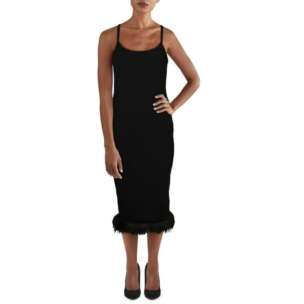 Danielle Bernstein Strapless Sweater Dress